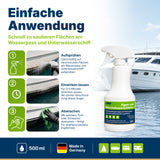 awn Algen- & Muschelentferner, für Unterwasserschiff, Wasserpass und Antrieb, 500 ml