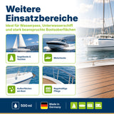 awn Algen- & Muschelentferner, für Unterwasserschiff, Wasserpass und Antrieb, 500 ml