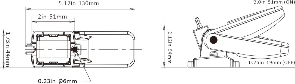 SEAFLO float switch mercury-free ABS, bilge pump switch, impact-resistant material for basement monitoring