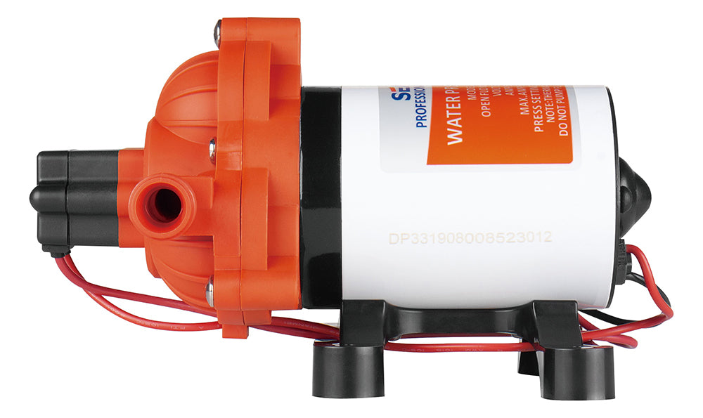 SEAFLO pressure water pump 3-chamber diaphragm pump, self-priming, low noise, long service life 12 V - 10.6 - 11.6 liters