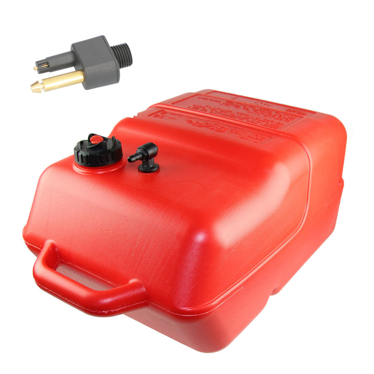 Big Joe Kraftstofftank 30 Liter für Mercury/Mariner Außenborder, HDPE mit Sicherheitsverschluss, inklusive Anschluss-Adapter - (Optional mit Schlauch)
