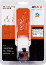 SEAFLO float switch mercury-free ABS, bilge pump switch, impact-resistant material for basement monitoring