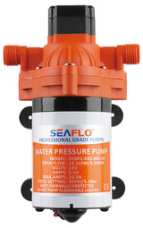 SEAFLO pressure water pump 3-chamber diaphragm pump, self-priming, low noise, long service life 12 V - 10.6 - 11.6 liters