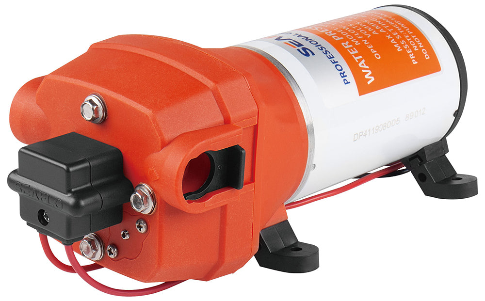 SEAFLO® Druckwasserpumpe 17 l/min 12/24 V, 4-Kammer-Membranpumpe, hohe Effizienz und Langlebigkeit - (Optional mit 12/24 V)