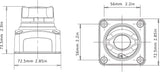 SEAFLO ® Batterie Hauptschalter 1250 A Aufbau Batterie-Hauptschalter