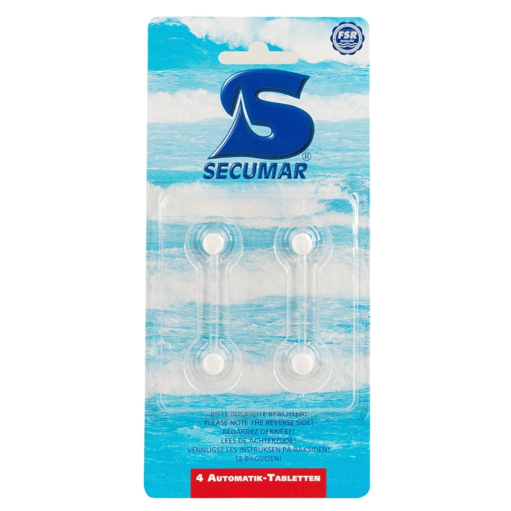 SECUMAR Automatiktablette 300S für SECUMAR Free 100 und Arkona Midi, 4er Set