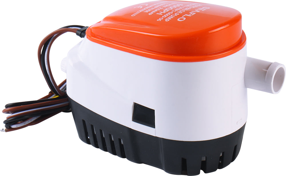 SEAFLO Automatik Bilgepumpe Sahara - Zuverlässige Entwässerung, wartungsfreies Pumpensystem, ideal für Boote -