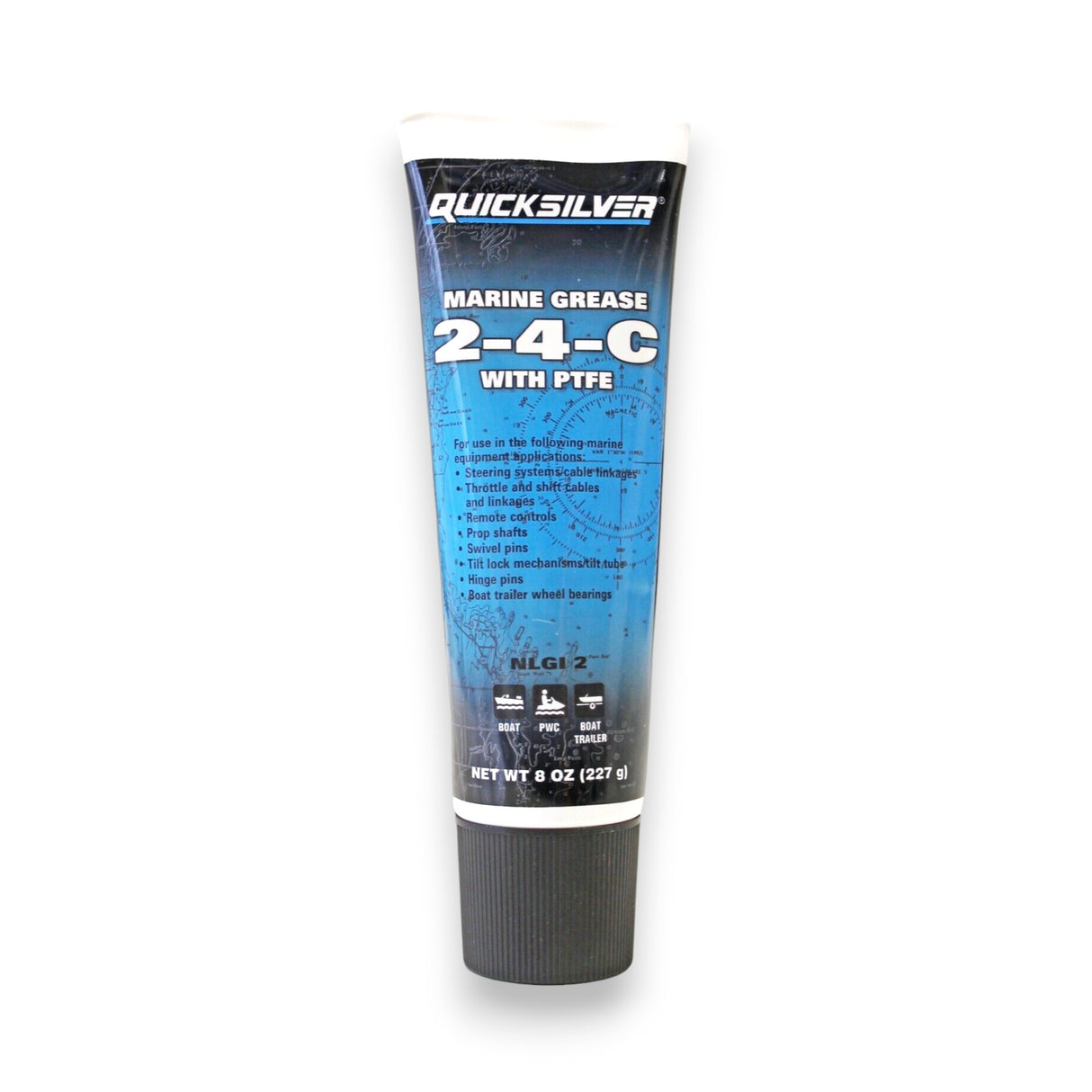 Quicksilver 2-4-C Marine Grease - Mehrzweck-Schmiermittel - Bootsfett - 227g Tube