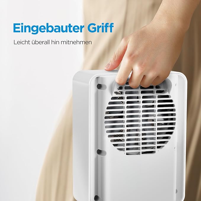 Midea NTY 20-22 E (WH) Keramik Heizlüfter 2000 Watt mit Eco-Modus