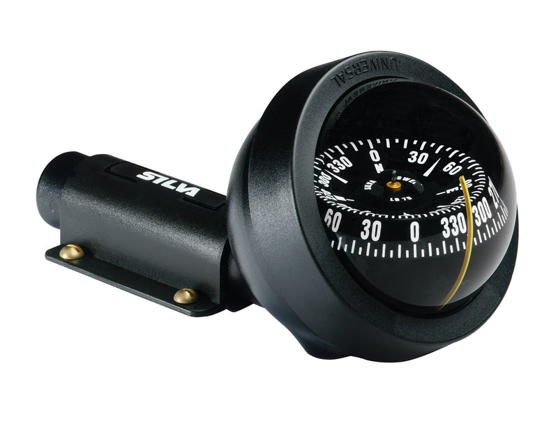 Silva Handpeil-Kompass Schwarz robust, Navigations-Kompass, inklusive Halterung für kleine Boote