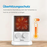 Midea NTY 20-22 E (WH) Keramik Heizlüfter 2000 Watt mit Eco-Modus