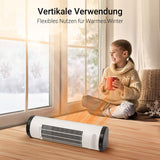Midea NTH 20-17 BR Turmheizlüfter schwarz / weiß mit Eco-Modus