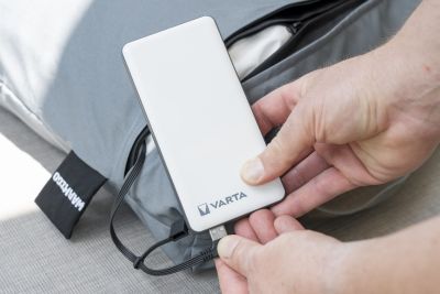 Eurom Wärmekissen 75°C mit Varta-Powerbank, Heizkissen, 10 Stunden mobile Wärme