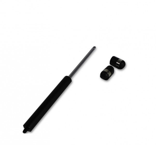 Gasdruckfeder 293mm / 115mm mit Kugelkopfaufnahme Schwarz Matt
