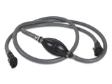 Fuel hose 2m with pump ball and Yamaha connectors, tank hose, fully assembled and ready for use