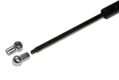 Gasdruckfeder 281mm / 104mm mit Kugelkopfaufnahme Schwarz