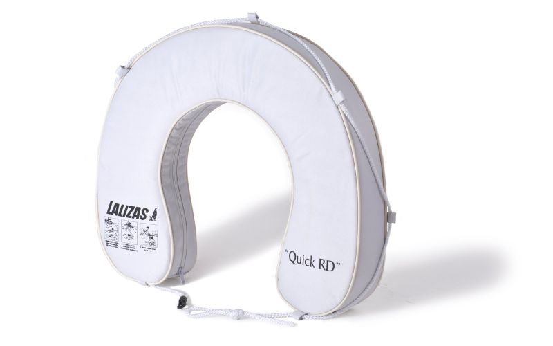 Hufeisen Rettungsring "Quick RD" 145 N - Auftriebskraft, schwimmender Rettungsring, wählbare Farben - Orange, Weiß, Gelb (Optional mit Leine)