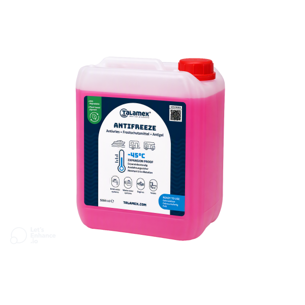 Talamex Frostschutzmittel Anti Freeze für Trink-, Kühl- & Motorsysteme, 5 Liter