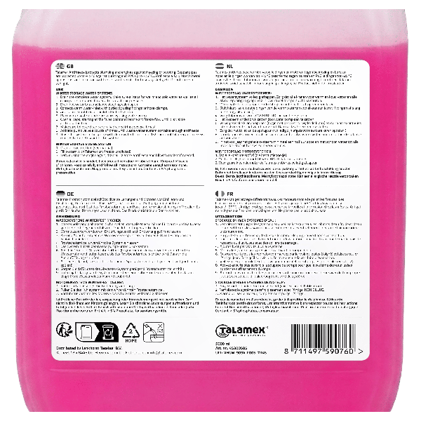 Talamex Frostschutzmittel Anti Freeze für Trink-, Kühl- & Motorsysteme, 5 Liter