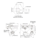 Seaflo® elektrische Bordtoilette 12V/24V – Marine WC mit Zerhacker & Pumpe