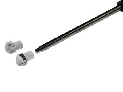 Gas spring 348mm / 130mm with ball head mount black