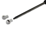 Gas spring 348mm / 130mm with ball head mount black