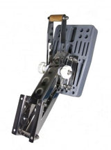 Auxiliary engine mirror outboard motors stainless steel 10 HP, height-adjustable mirror mount, highly polished