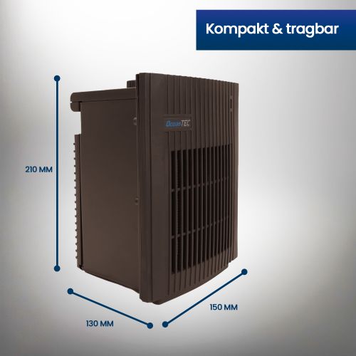 OceanTEC Keramikheizer mit Ventilatorfunktion, Heizlüfter, Überhitzungsschutz & ECO MODE