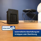 OceanTEC Keramikheizer mit Ventilatorfunktion, Heizlüfter, Überhitzungsschutz & ECO MODE