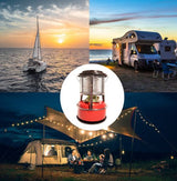 OceanTEC Petroleum-Heizung 5,3 L Tank – 8.400–10.000 BTU/h (2,46–2,93 kW) – mit Flammlöschfunktion & Kippschutz – Outdoor Heizgerät für Boot, Camping & Garten