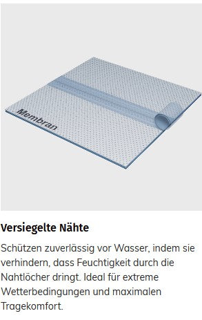 Herren Bergen II Segelhose Navy in Sondergrößen - extraweit