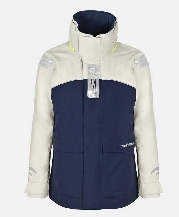 Damen Bergen II Offshore Segeljacke +Größen extraweit  silber/navy