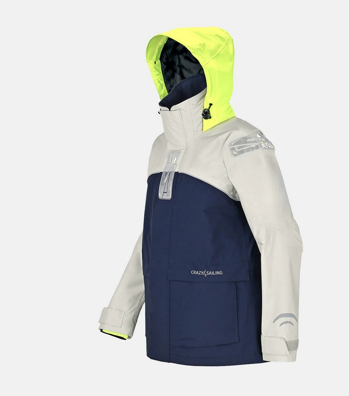 Damen Bergen II Offshore Segeljacke +Größen extraweit  silber/navy