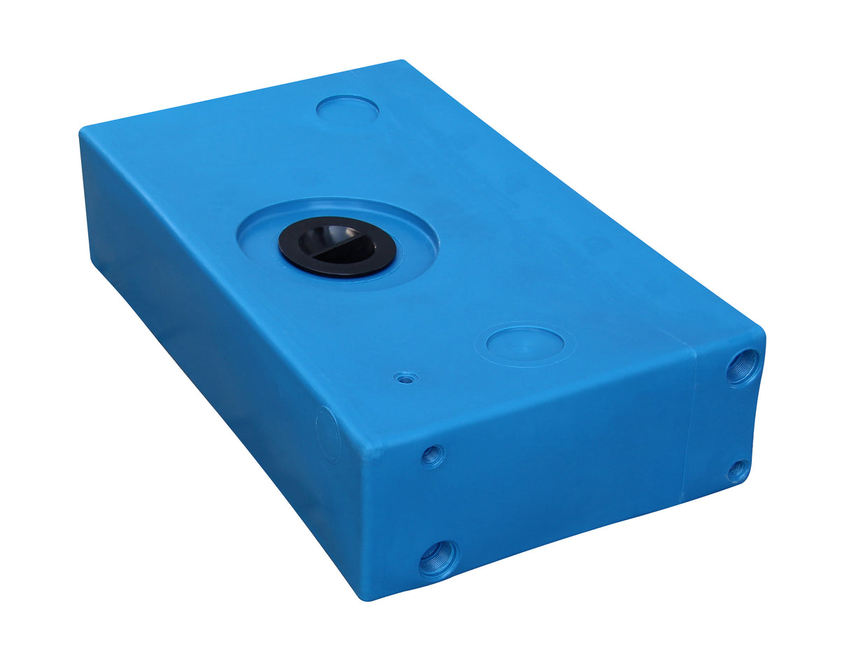 OceanTEC Fäkalientank, wahlweise mit Inspektionsdeckel, aus polyethylen (PE), langlebig und robust - 48 - 95 Liter (Optional mit Dichtung, Verschluss, Anschlüsse)