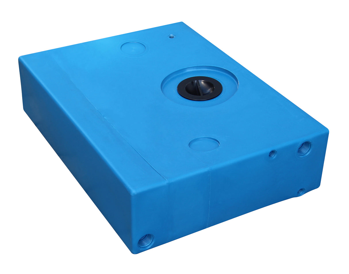 OceanTEC Fäkalientank, wahlweise mit Inspektionsdeckel, aus polyethylen (PE), langlebig und robust - 48 - 95 Liter (Optional mit Dichtung, Verschluss, Anschlüsse)