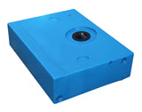 OceanTEC Fäkalientank, wahlweise mit Inspektionsdeckel, aus polyethylen (PE), langlebig und robust - 48 - 95 Liter (Optional mit Dichtung, Verschluss, Anschlüsse)