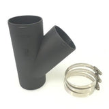 WALLAS Warmluftverteiler Y-Stück 75 mm