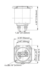 SEAFLO ® Batterie-Schalter 1250 A Heavy Duty Batterie-Trennschalter