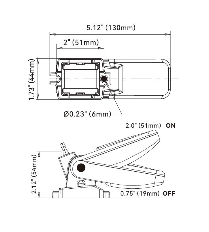 SEAFLO ® Schwimmerschalter für Bilgepumpe