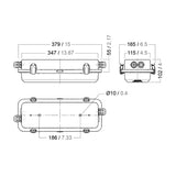 Aquasignal LED Vielzweckleuchte 24V verdrahtet