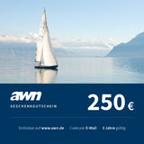 awn Geschenkgutschein für Wassersportler - 10 bis 250 €