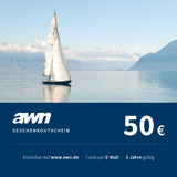 awn Geschenkgutschein für Wassersportler - 10 bis 250 €