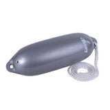 Awning long fender with fender line – Effective protection for the side and hull, high-quality boat fender, easy installation – Ø 14x53 cm – Ø 20x63 cm, burgundy, grey, dark blue, blue, black, white, green