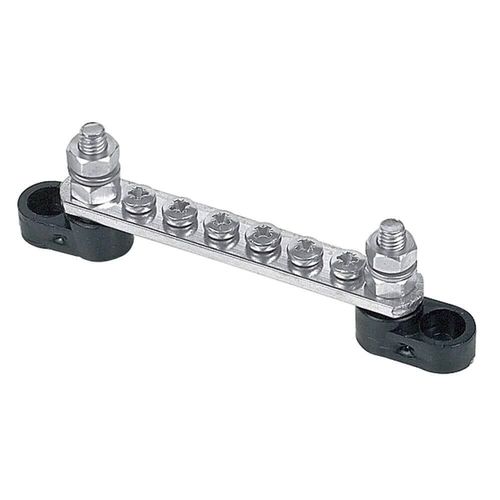 BEP Sammelschiene 6-fach 4 mm Schraubklemme Busbar Single 100A Abdeckung