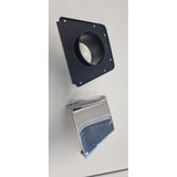 BUKH ventilation shell 75mm, ventilation cover, black, model XYZ123