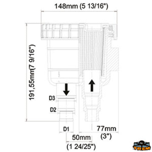 Bukh PRO Wasserfilter 25-38 mm Anschluss