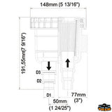 Bukh PRO Wasserfilter 25-38 mm Anschluss