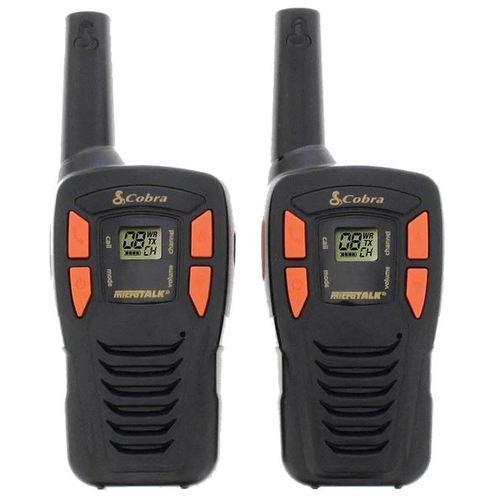 Cobra Funkgeräte AM255 2er Set, Walkie-Talkie, Energiesparfunktion und Anrufalarm