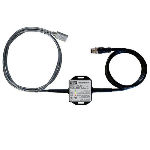 Digital Yacht Gateway Victron VE.D. zu NMEA 2K, 20 m verlustarme Kabel, maximale Antennenleistung