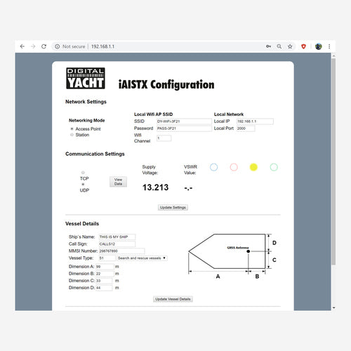 Digital Yachts iAISTX PLUS AIS-transponder